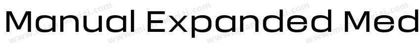 Manual Expanded Medi字体转换